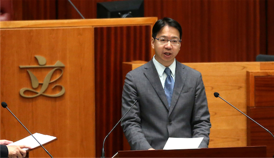Photo of Charles Mok in Legislative Council